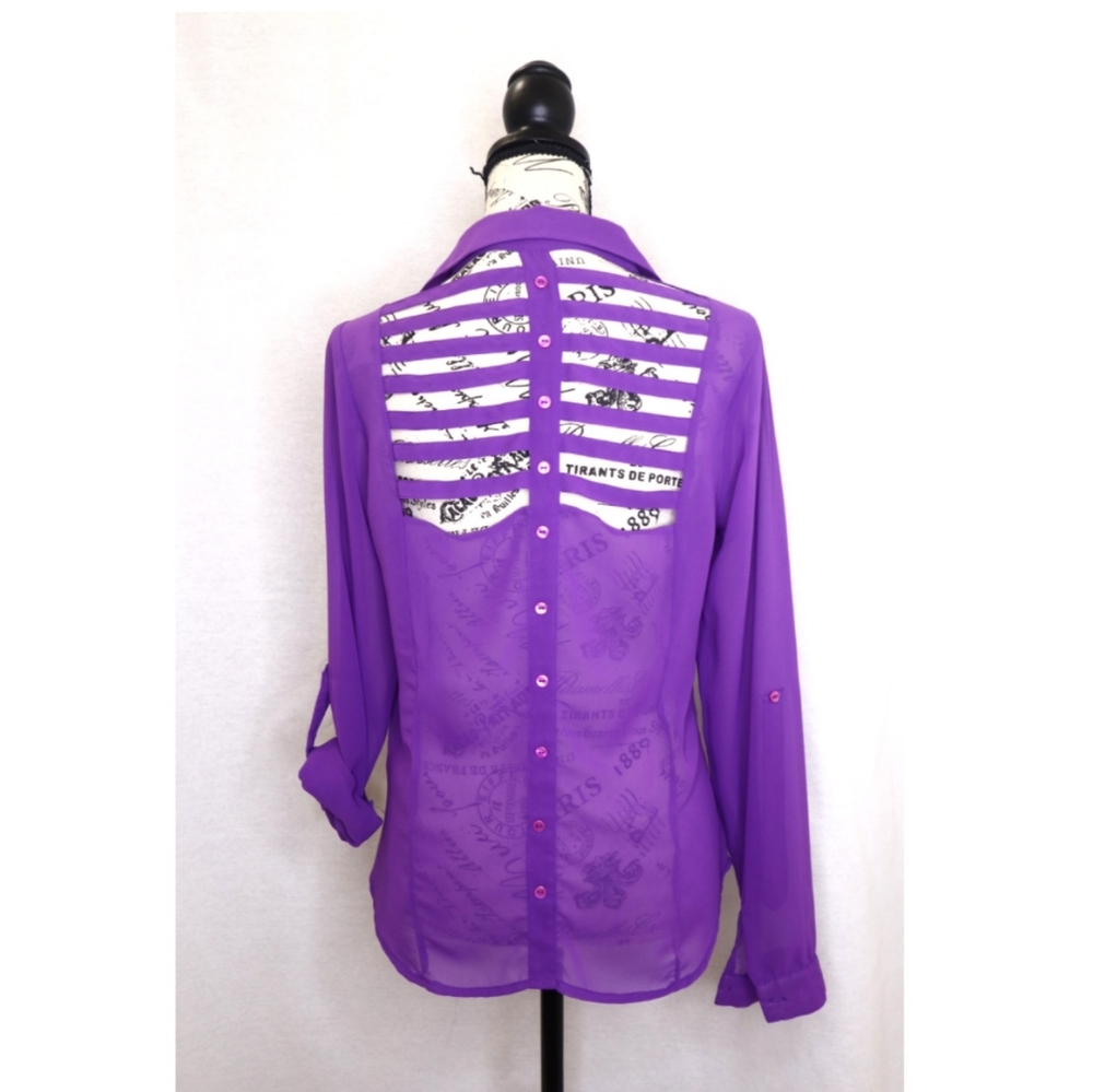 Truth button down blouse - Picture 4 of 9